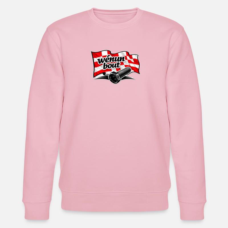 Wè Nun Bout - Stanley/Stella Unisex Bio-Sweatshirt CHANGER - Hellrosa