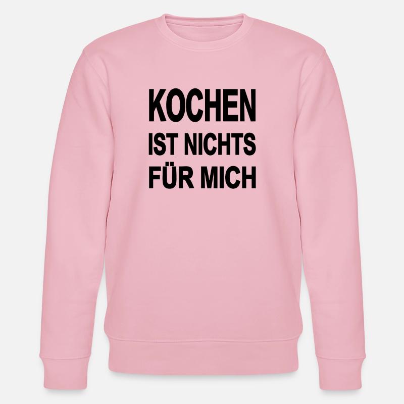 Kochen - Stanley/Stella Unisex Bio-Sweatshirt CHANGER  - Hellrosa