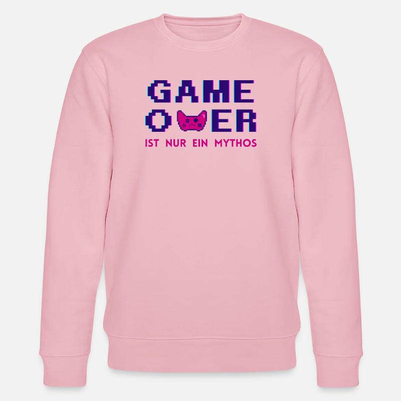 Game Over Mythos Dark Retro Pixel - Sweat bio CHANGER Stanley/Stella Unisexe - rose pâle