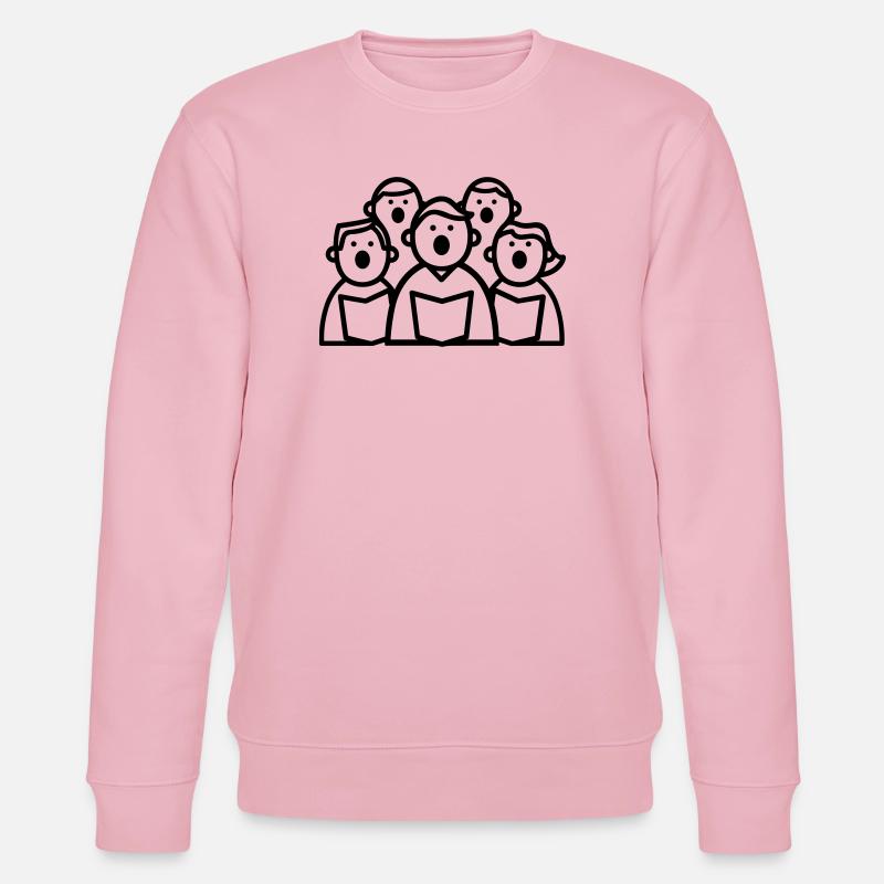 chorale - Sweat bio CHANGER Stanley/Stella Unisexe - rose pâle