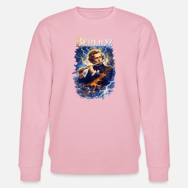 Berlioz Flöte Sturmklang - Stanley/Stella Unisex Bio-Sweatshirt CHANGER  - Hellrosa