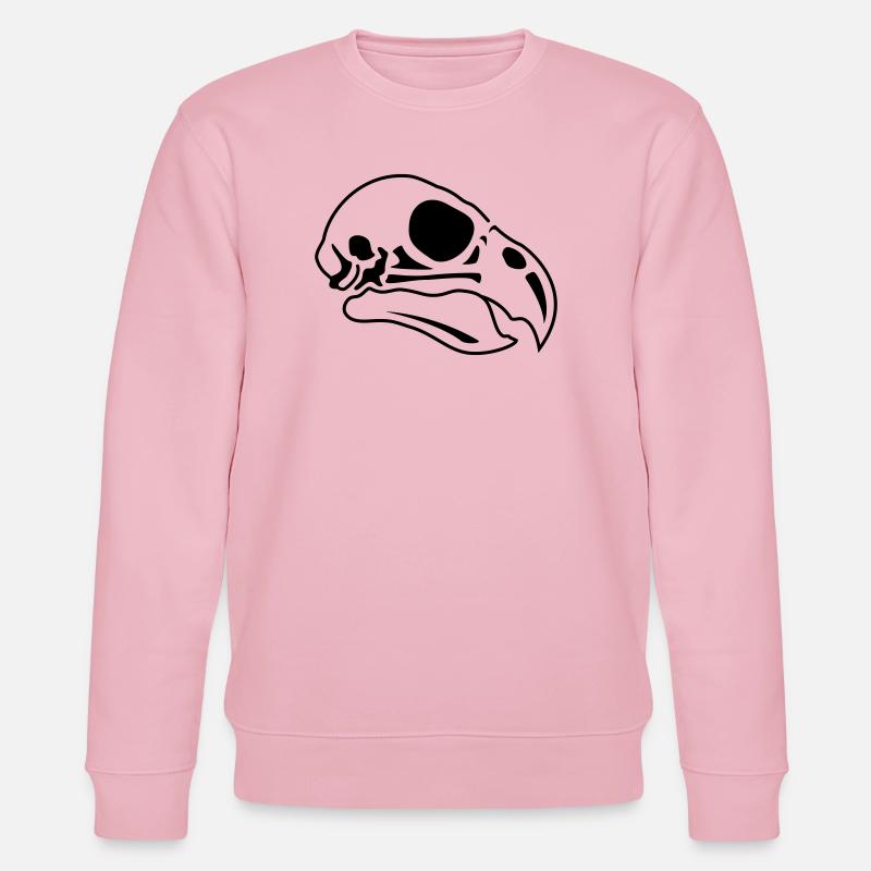 Vogel Schädel - Stanley/Stella Unisex Bio-Sweatshirt CHANGER  - Hellrosa