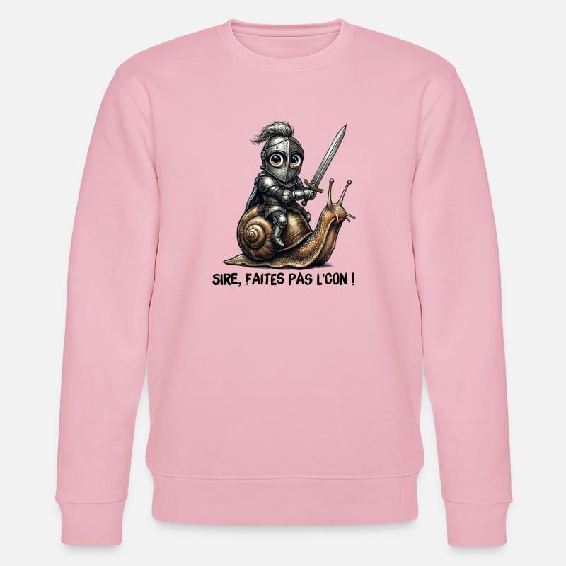 Sire, faites pas l'con ! - Sweat bio CHANGER Stanley/Stella Unisexe - rose pâle