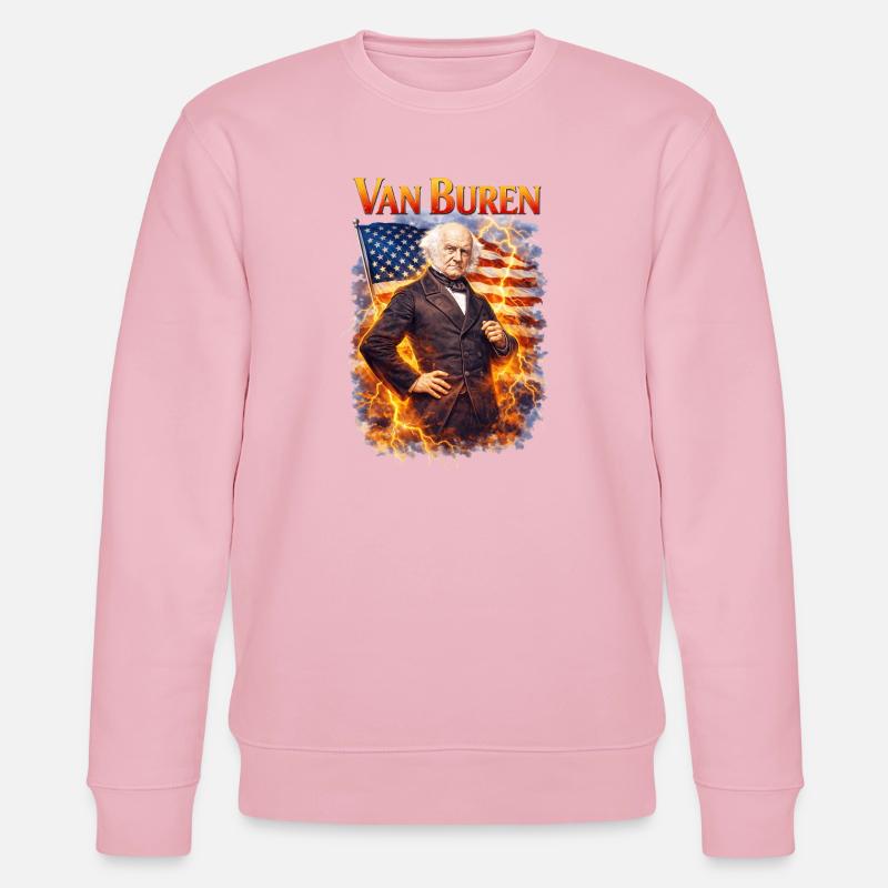 Van Buren Firestorm Portrait - Sweat bio CHANGER Stanley/Stella Unisexe - rose pâle