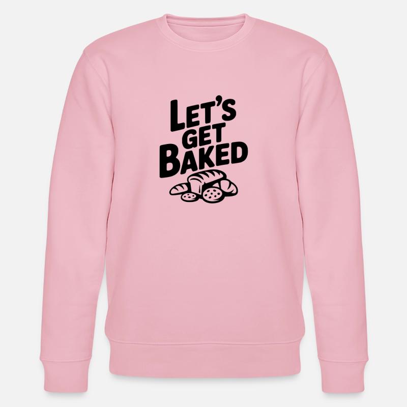 Lasst uns backen - Stanley/Stella Unisex Bio-Sweatshirt CHANGER  - Hellrosa