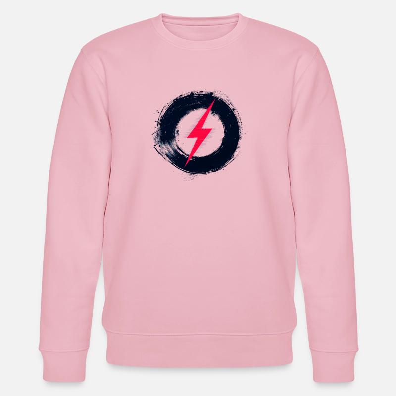 Digital Freedom - Retro Future Art - Stanley/Stella Unisex Bio-Sweatshirt CHANGER  - Hellrosa