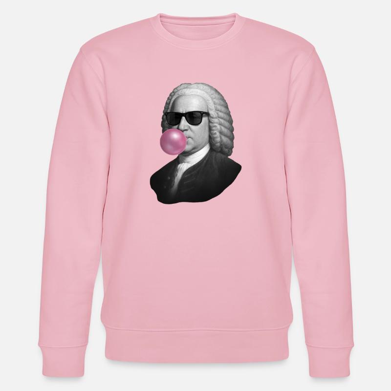 Barock Pop mit Kaugummi - Stanley/Stella Unisex Bio-Sweatshirt CHANGER  - Hellrosa