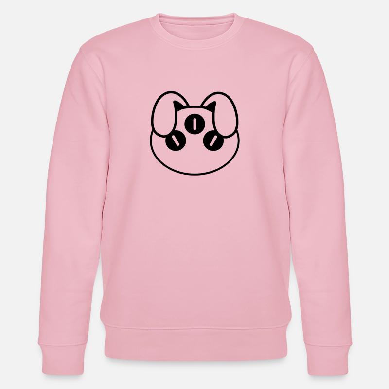 Plüsch: Aliny (Kopf) - Stanley/Stella Unisex Bio-Sweatshirt CHANGER  - Hellrosa