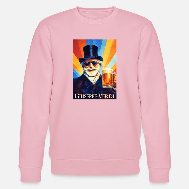Giuseppe Verdi - Stanley/Stella Unisex Bio-Sweatshirt CHANGER  - Hellrosa