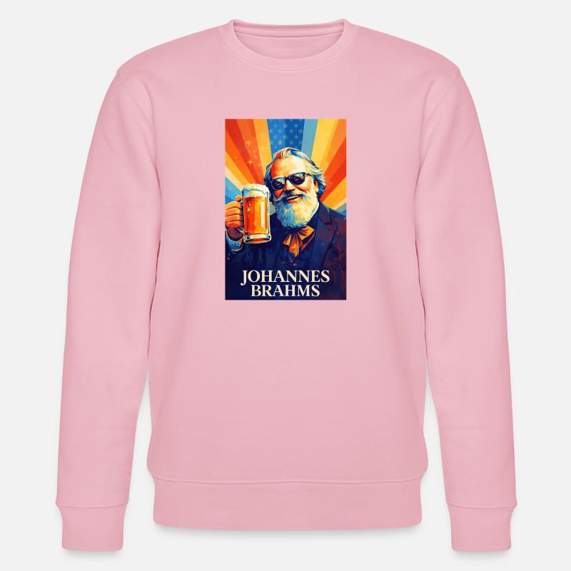 Johannes Brahms - Stanley/Stella Unisex Bio-Sweatshirt CHANGER  - Hellrosa