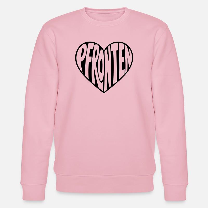 Pfronten Allgäu im Herzen - Stanley/Stella Unisex Bio-Sweatshirt CHANGER  - Hellrosa