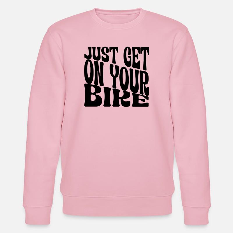 JUST YOUR BIKE - Stanley/Stella Unisex Bio-Sweatshirt CHANGER - Hellrosa