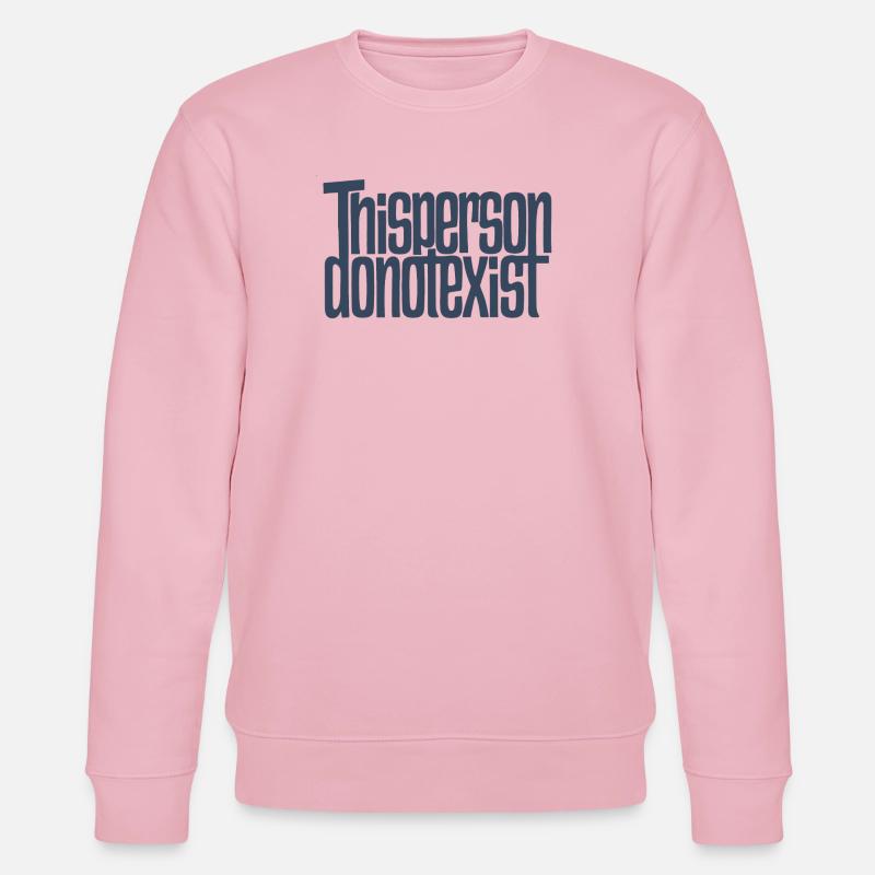 ThisPersonNichtExistExist. - Stanley/Stella Unisex Bio-Sweatshirt CHANGER  - Hellrosa