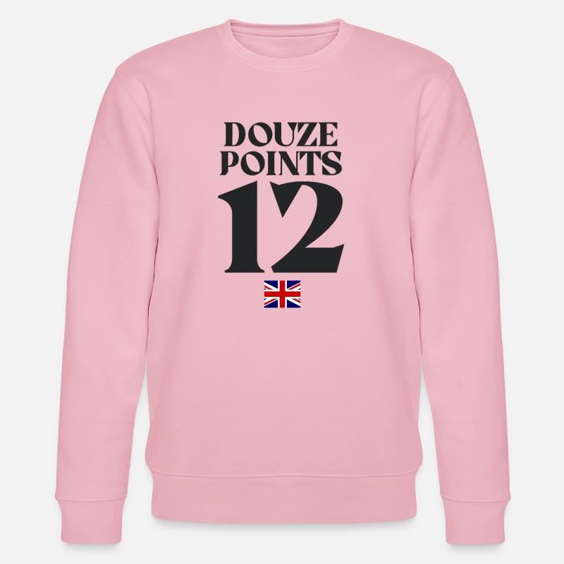 Douze Points Eurovision  - Stanley/Stella CHANGER Unisex Organic Sweatshirt - cotton pink