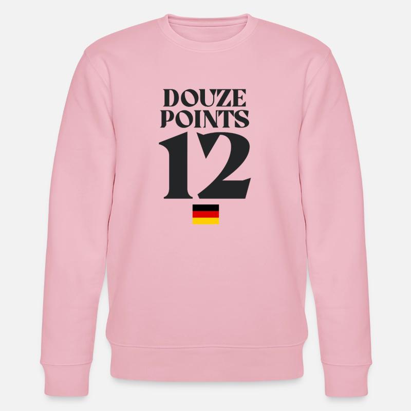 Dozen Points 12 Germany Eurovision - Stanley/Stella CHANGER Unisex Organic Sweatshirt - cotton pink