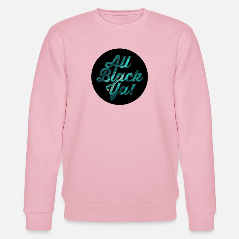 All Black Ya Galaxy Schriftzug - Stanley/Stella Unisex Bio-Sweatshirt CHANGER  - Hellrosa