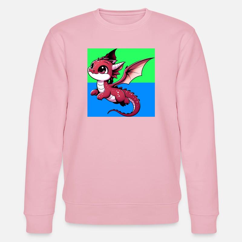 Drache - Stanley/Stella Unisex Bio-Sweatshirt CHANGER  - Hellrosa