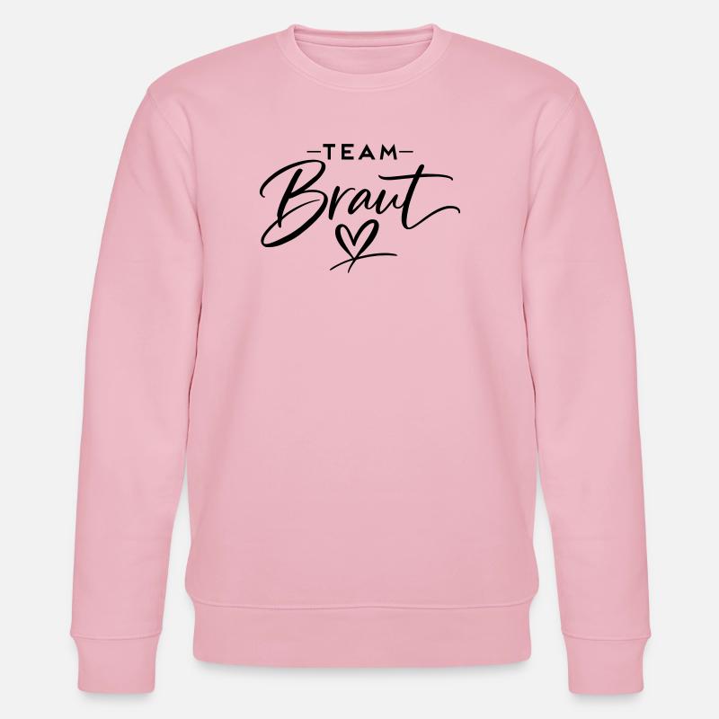 Équipe Bride - Sweat bio CHANGER Stanley/Stella Unisexe - rose pâle