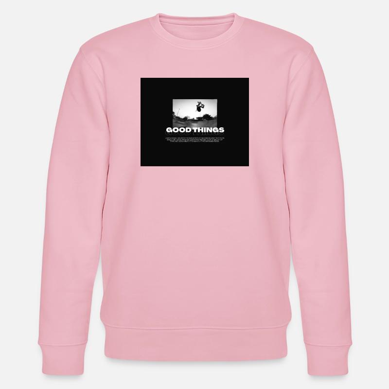 Good_Things - Stanley/Stella Unisex Bio-Sweatshirt CHANGER  - Hellrosa