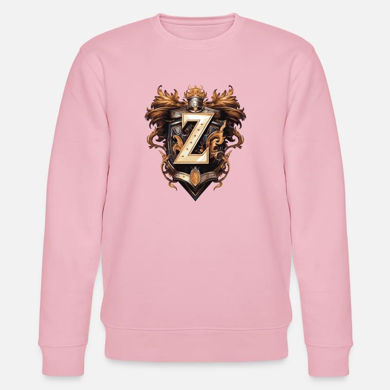 Z Buchstabe Name Krone - Stanley/Stella Unisex Bio-Sweatshirt CHANGER  - Hellrosa