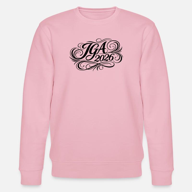 Jga 2026 Junggesellenabschied - Stanley/Stella Unisex Bio-Sweatshirt CHANGER  - Hellrosa