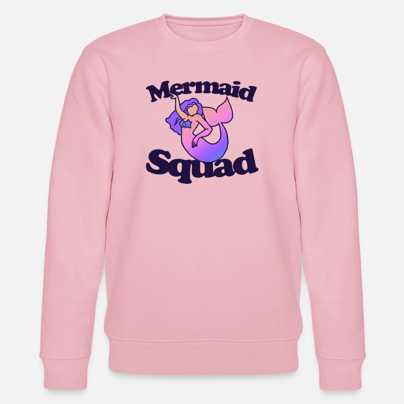 Meerjungfrauen-Squad-Gradient - Stanley/Stella Unisex Bio-Sweatshirt CHANGER  - Hellrosa