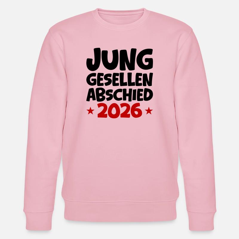 Junggesellenabschied 2026 - Stanley/Stella Unisex Bio-Sweatshirt CHANGER  - Hellrosa