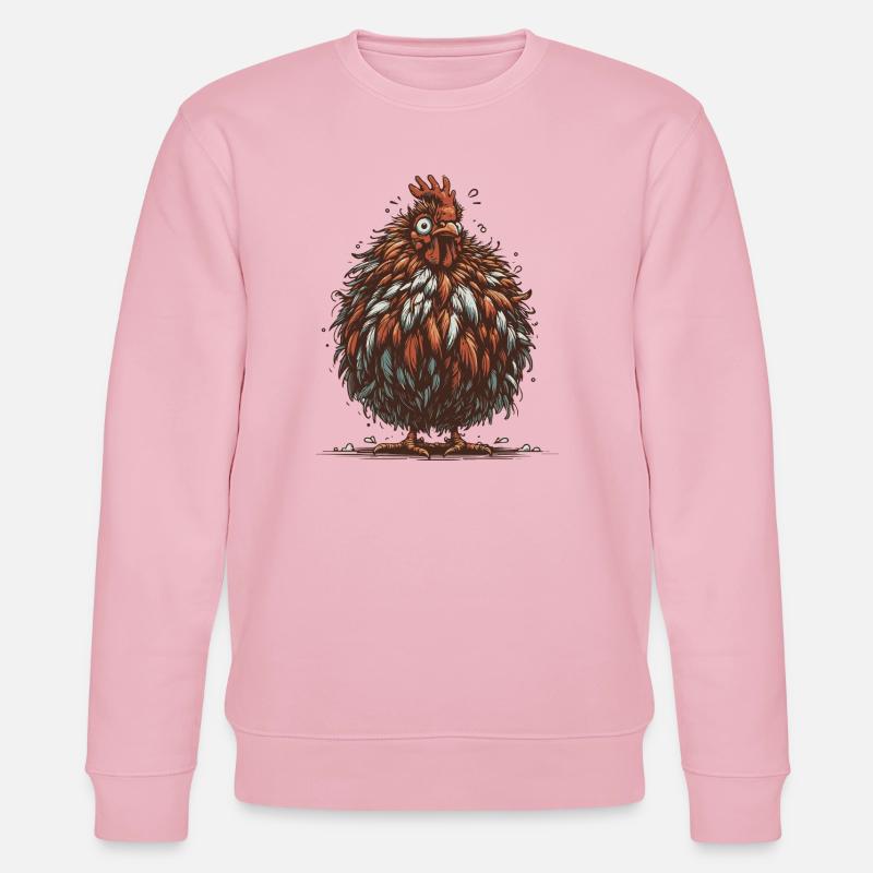 Crise Olossienne - Sweat bio CHANGER Stanley/Stella Unisexe - rose pâle