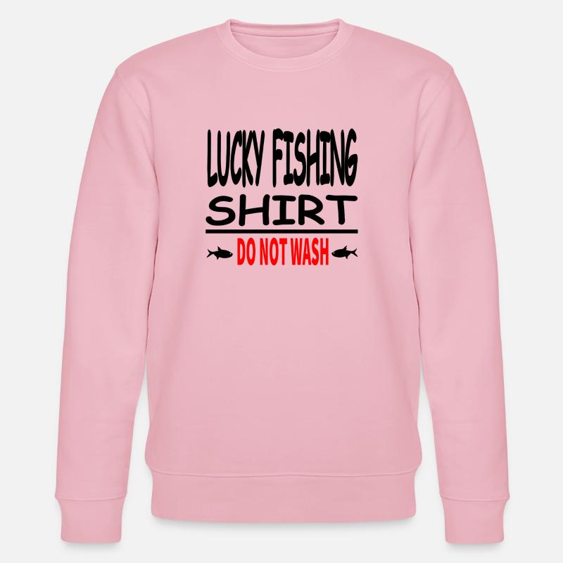 Angeln - Stanley/Stella Unisex Bio-Sweatshirt CHANGER  - Hellrosa