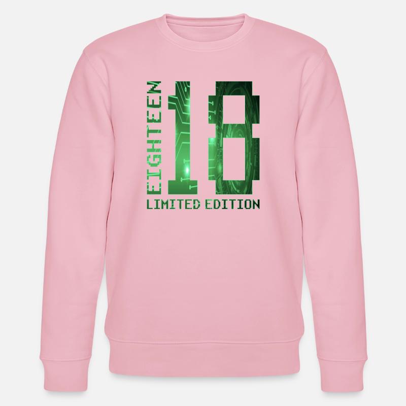 18e anniversaire Gamer Édition Limitée - Sweat bio CHANGER Stanley/Stella Unisexe - rose pâle
