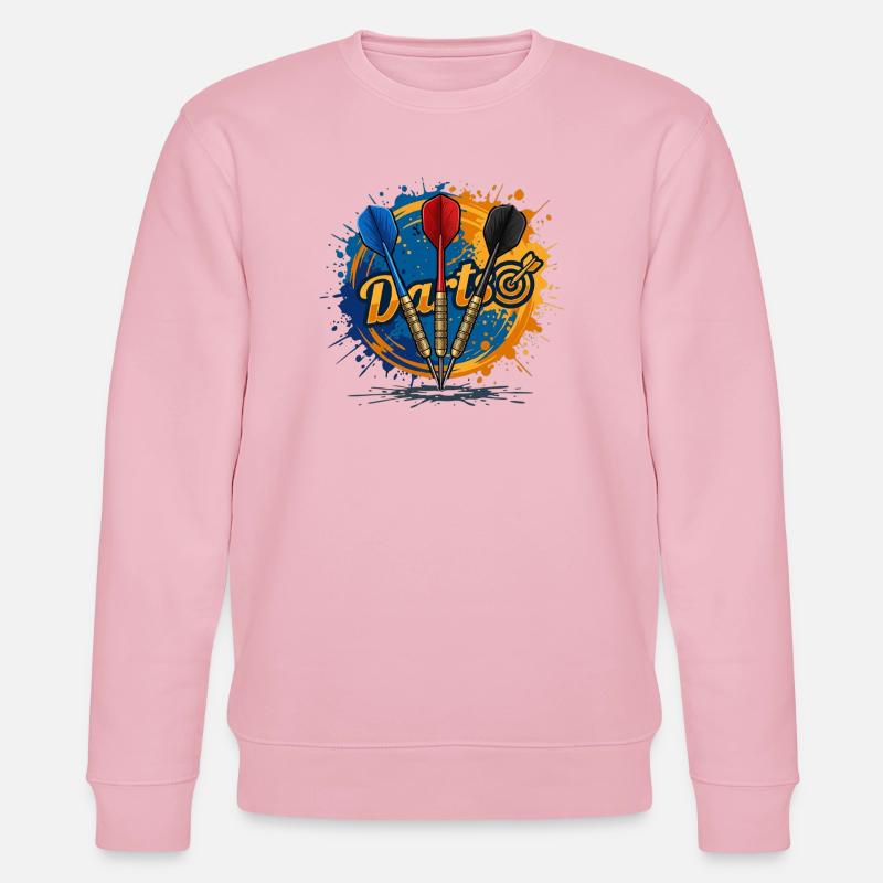 Dartsplash - Stanley/Stella Unisex Bio-Sweatshirt CHANGER  - Hellrosa