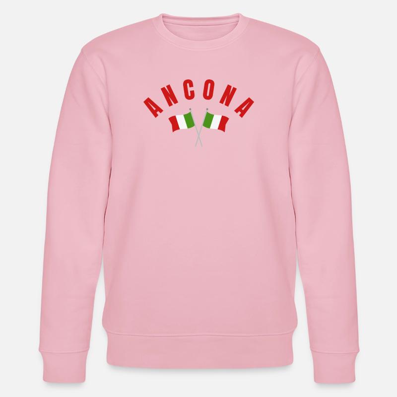 Emblème des drapeaux d’Ancône - Sweat bio CHANGER Stanley/Stella Unisexe - rose pâle