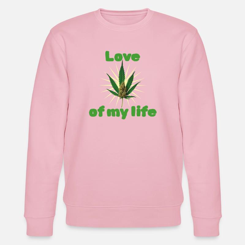Liebe meines Lebens - Stanley/Stella Unisex Bio-Sweatshirt CHANGER  - Hellrosa