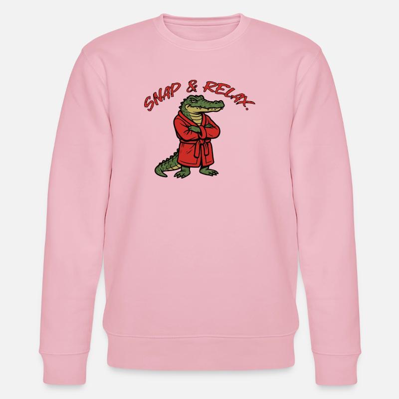 Snap & Relax - Stanley/Stella Unisex Bio-Sweatshirt CHANGER  - Hellrosa