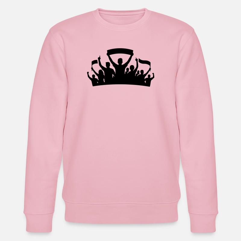 Fans Gruppe Silhouette - Stanley/Stella Unisex Bio-Sweatshirt CHANGER  - Hellrosa