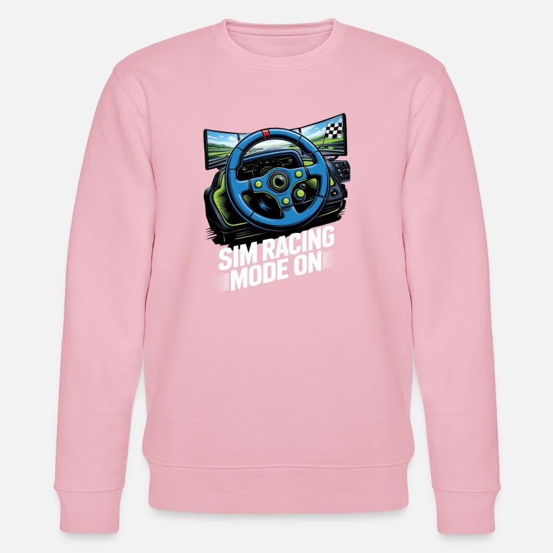 Sim Racing Modус An - Stanley/Stella Unisex Bio-Sweatshirt CHANGER  - Hellrosa
