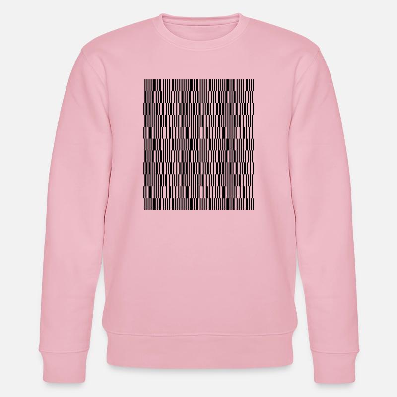 Conception de lignes géométriques - Sweat bio CHANGER Stanley/Stella Unisexe - rose pâle