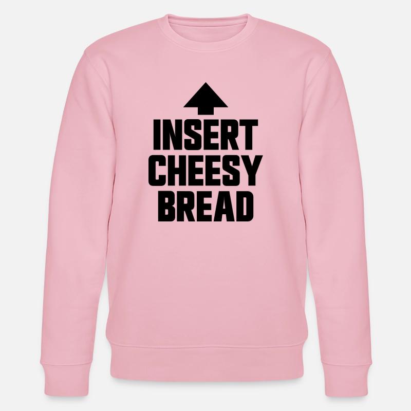 Käsebrot (Lieblingsessen) - Stanley/Stella Unisex Bio-Sweatshirt CHANGER  - Hellrosa
