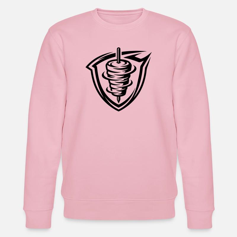 Döner Dönerspieß - Stanley/Stella Unisex Bio-Sweatshirt CHANGER  - Hellrosa