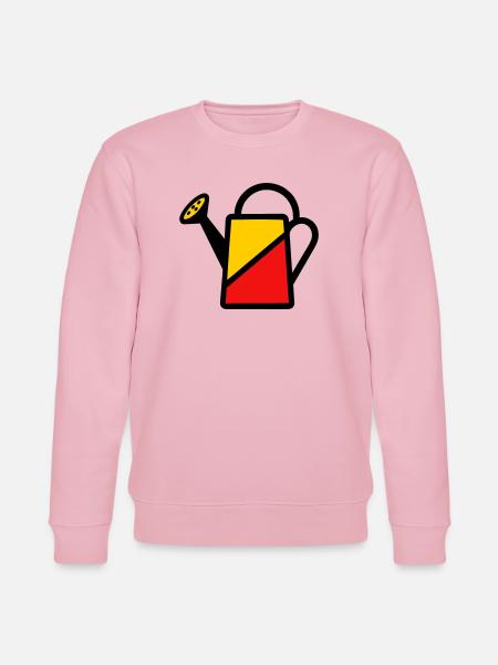 Two-tone watering can tool vegetable gardener - Stanley/Stella CHANGER Unisex Organic Sweatshirt - cotton pink