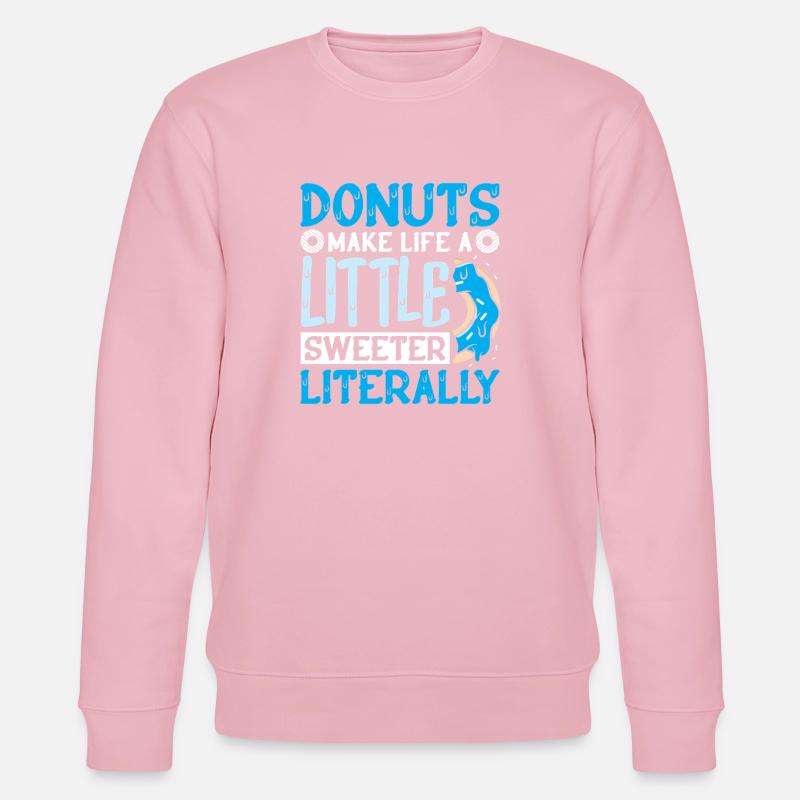 Restauration rapide en donuts - Sweat bio CHANGER Stanley/Stella Unisexe - rose pâle