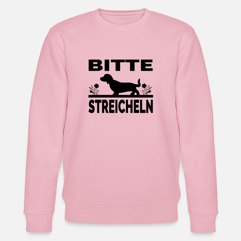 Dackel - Stanley/Stella Unisex Bio-Sweatshirt CHANGER  - Hellrosa