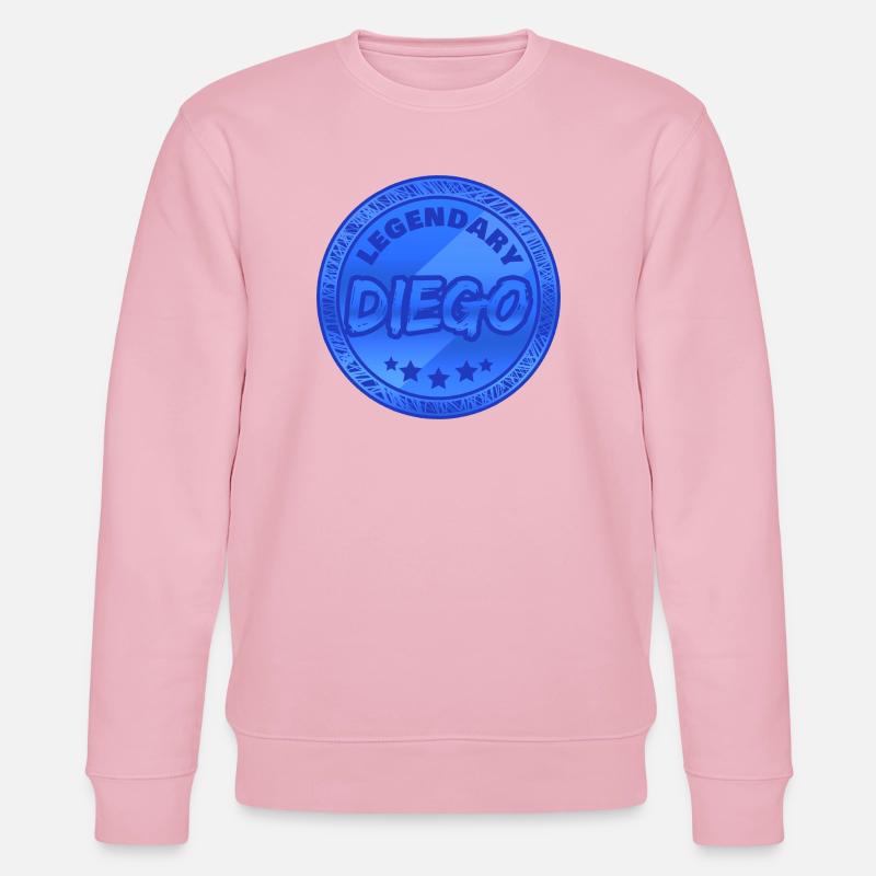 Diego als Geschenkidee - Stanley/Stella Unisex Bio-Sweatshirt CHANGER  - Hellrosa