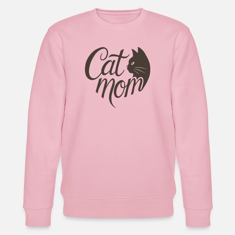 Typographie de Katzmama - Sweat bio CHANGER Stanley/Stella Unisexe - rose pâle