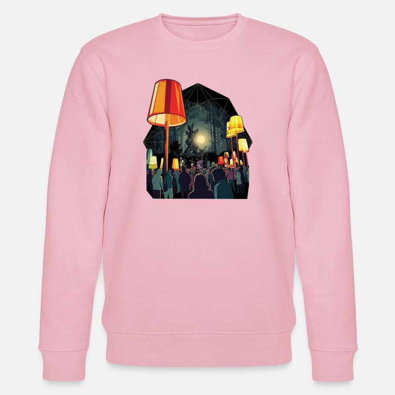 Festival Feeling Party Sommer - Stanley/Stella Unisex Bio-Sweatshirt CHANGER  - Hellrosa