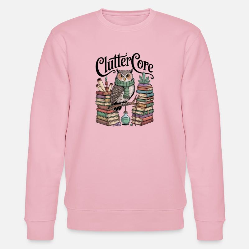 Passionné de Cluttercore - Sweat bio CHANGER Stanley/Stella Unisexe - rose pâle