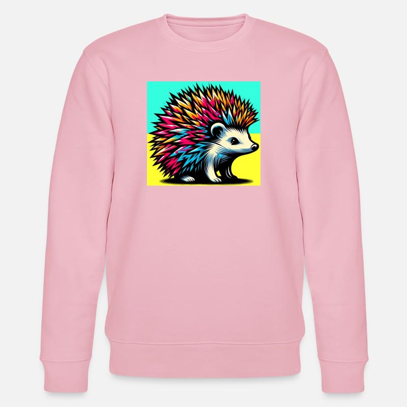 Igel - Stanley/Stella Unisex Bio-Sweatshirt CHANGER  - Hellrosa