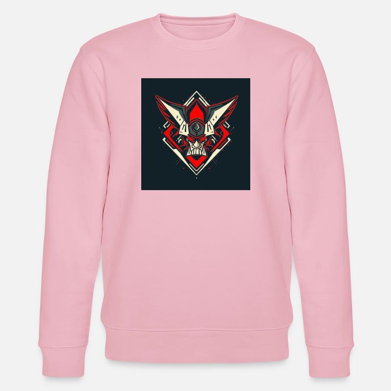 Emblème du guerrier de Schädel - Sweat bio CHANGER Stanley/Stella Unisexe - rose pâle