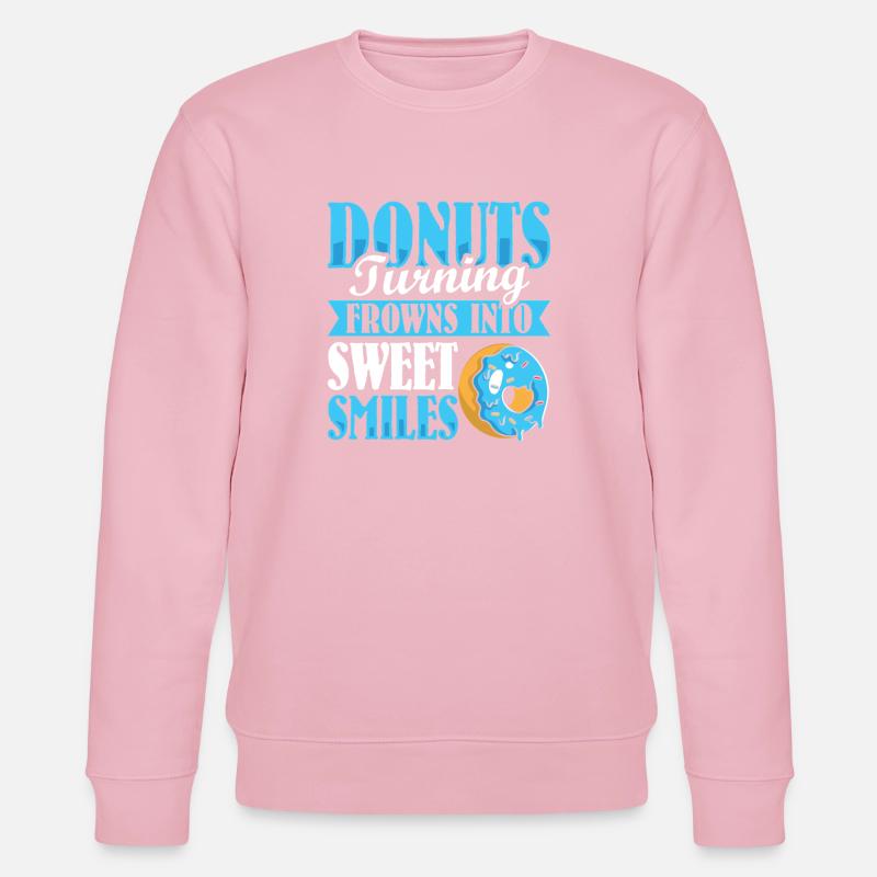 Restauration rapide en donuts - Sweat bio CHANGER Stanley/Stella Unisexe - rose pâle