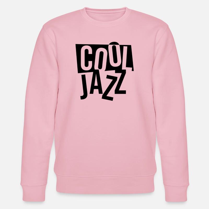 Cool-Jazz-Musik-Logo-Design - Stanley/Stella Unisex Bio-Sweatshirt CHANGER  - Hellrosa
